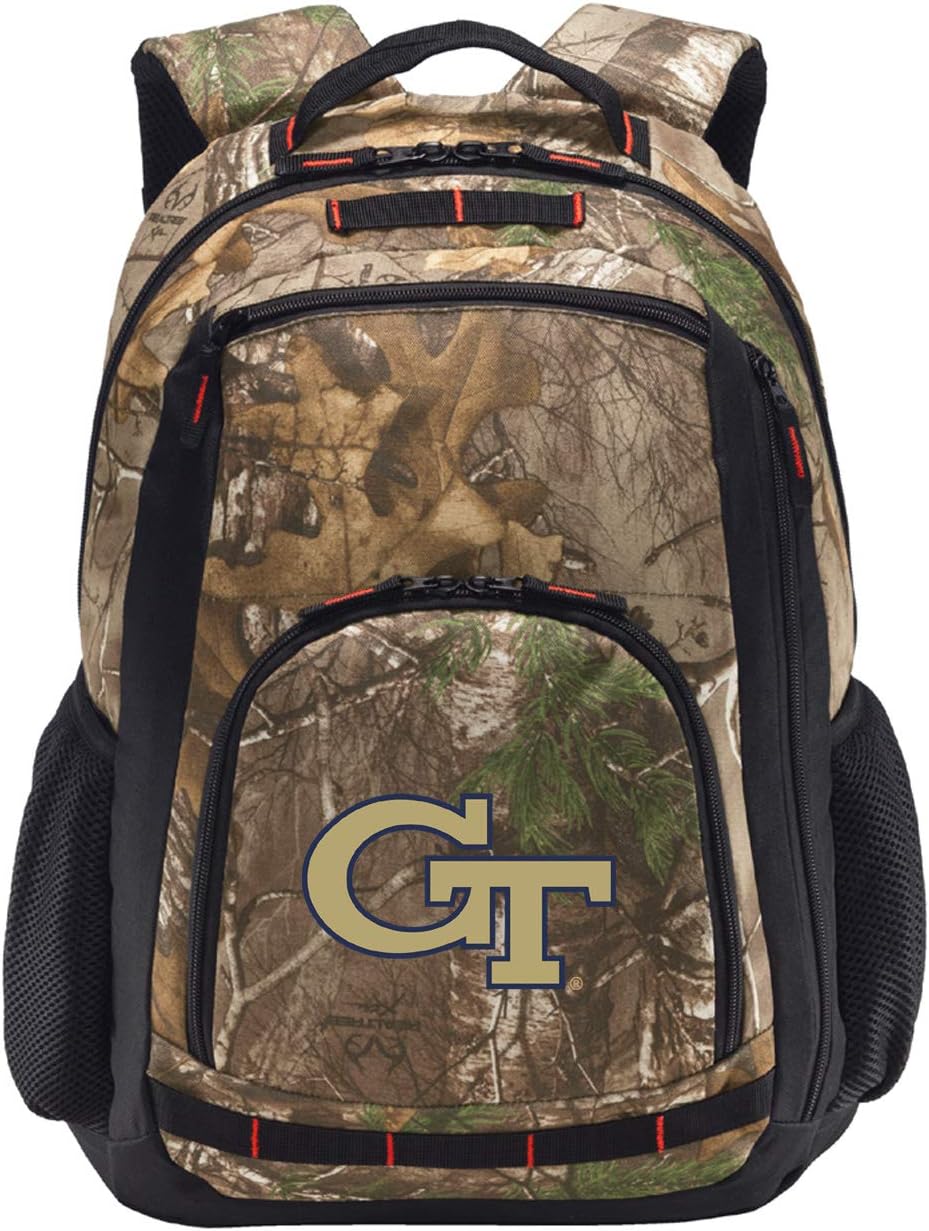 Broad Bay Georgia Tech Backpack Camo Design Georgia Tech Backpacks - Laptop Section