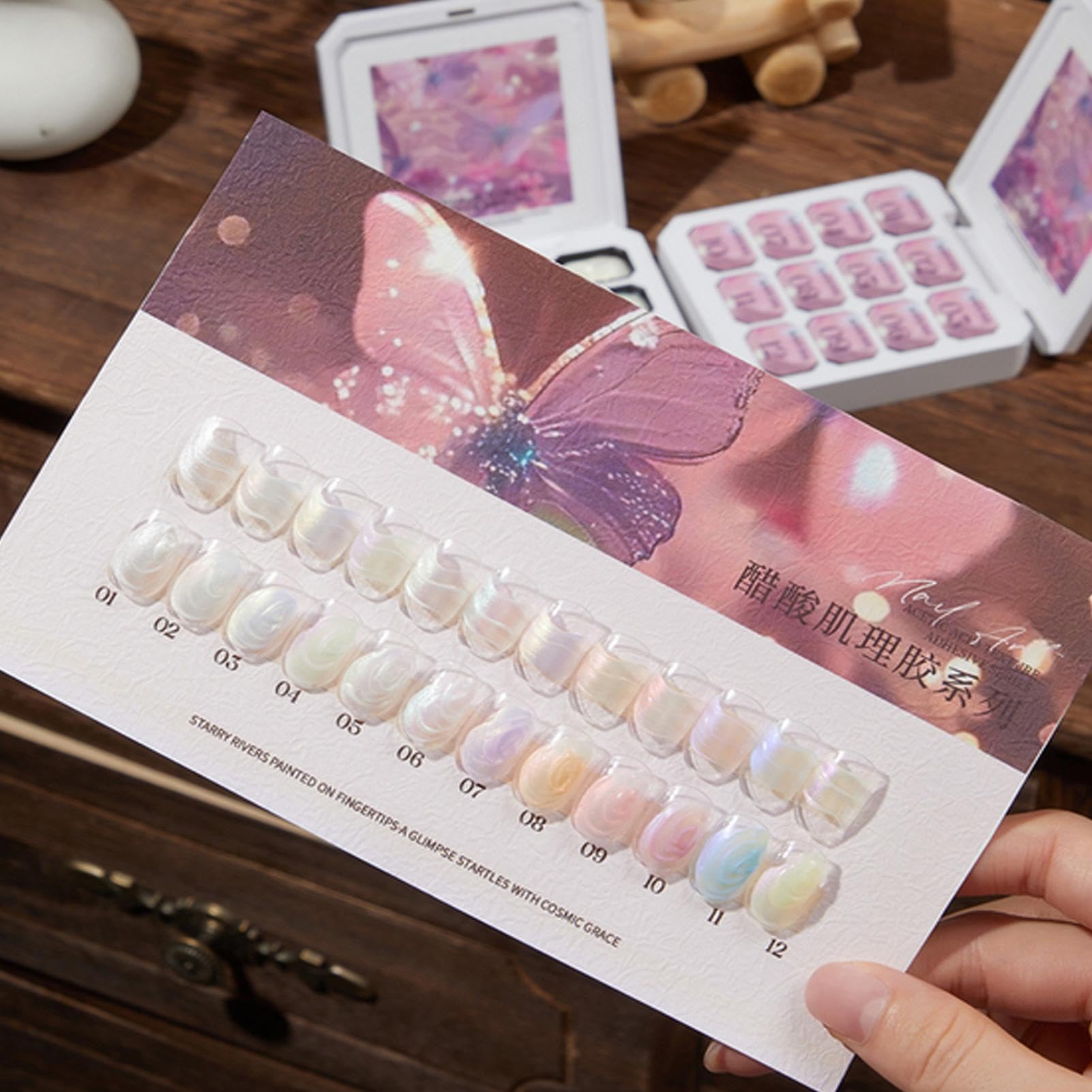 Gel für Nagelmalereien Verblendbare Maniküre-Kosmetik mit