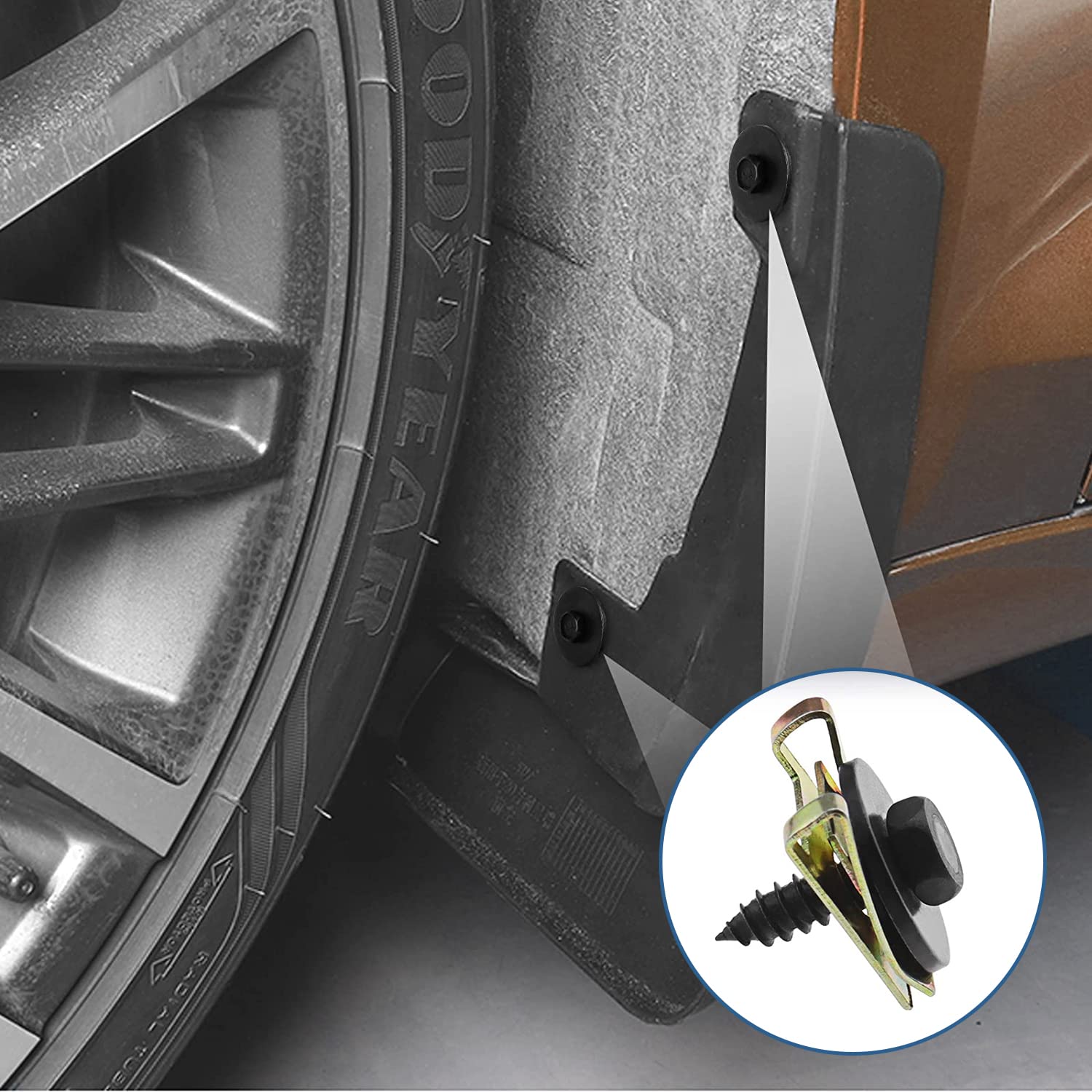 Kit Clip E Viti Auto 80 Pezzi - Clip Tipo U E Viti Autofilettanti Per Paraurti E Pannelli - Foto 6