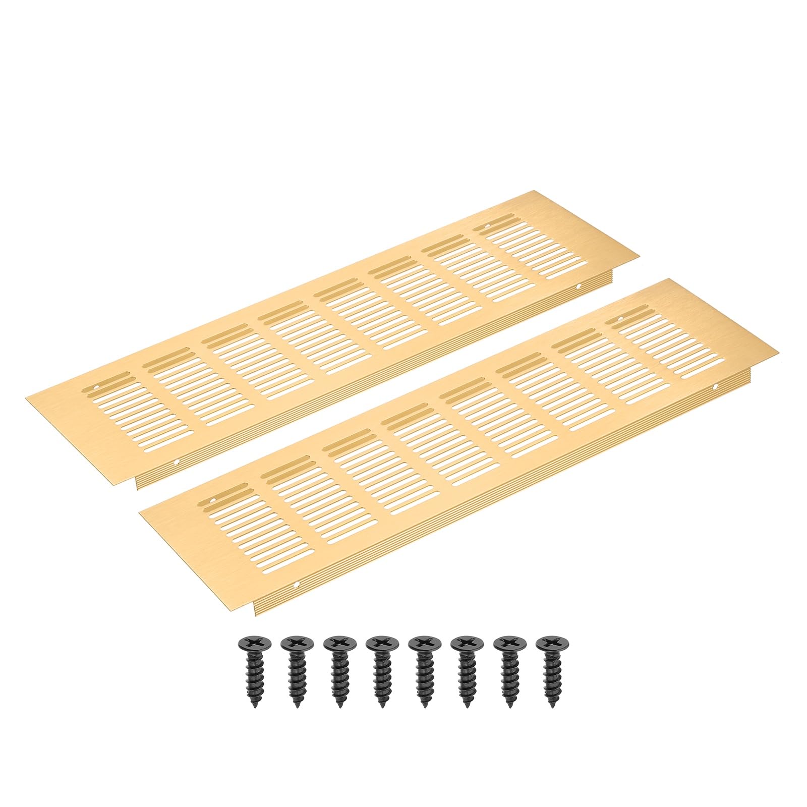 PATIKIL 10cm x 35cm Rectangle Ventilation Grille