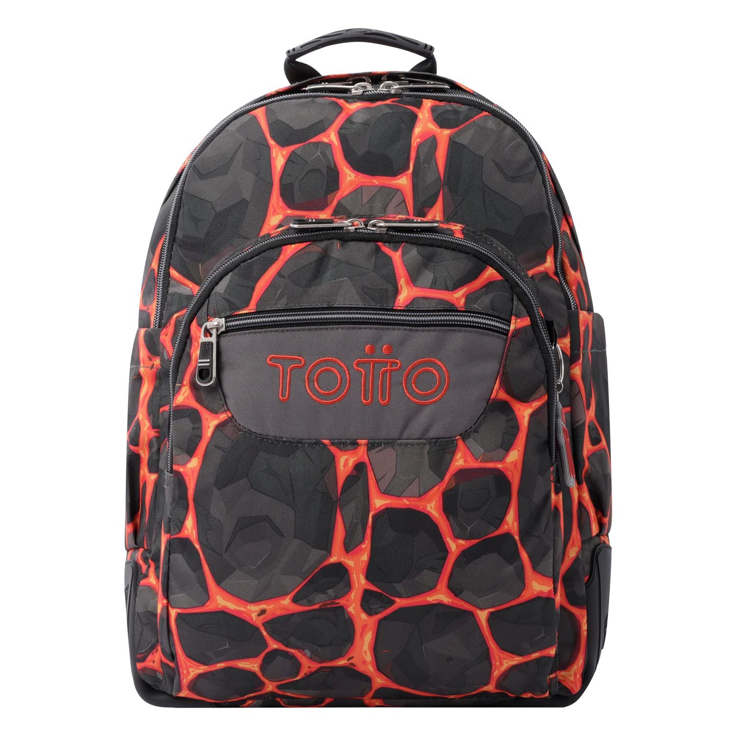 TOTTO Sac à Dos Scolaire imprimé Roches - Crayoles