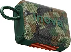 Caixa de Som, inava, Go- 5, Caixa de Som Portáteis Bluetooth,Terceira geração, 15h de reprodução, À Prova D'água IP67, TWS/USB/TF(Verde Militar)