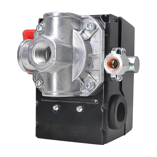 Miniatura 2 de Z-D26612 Interruptor de presión del compresor de aire para cable Porter 150/120 PSI D26612 4 puertos