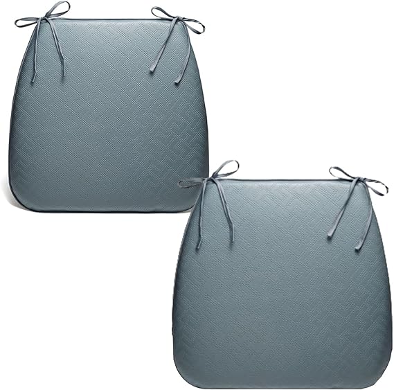 JCakes Seat Cushion, Washable Chair Cushion with Tie, Memory Foam