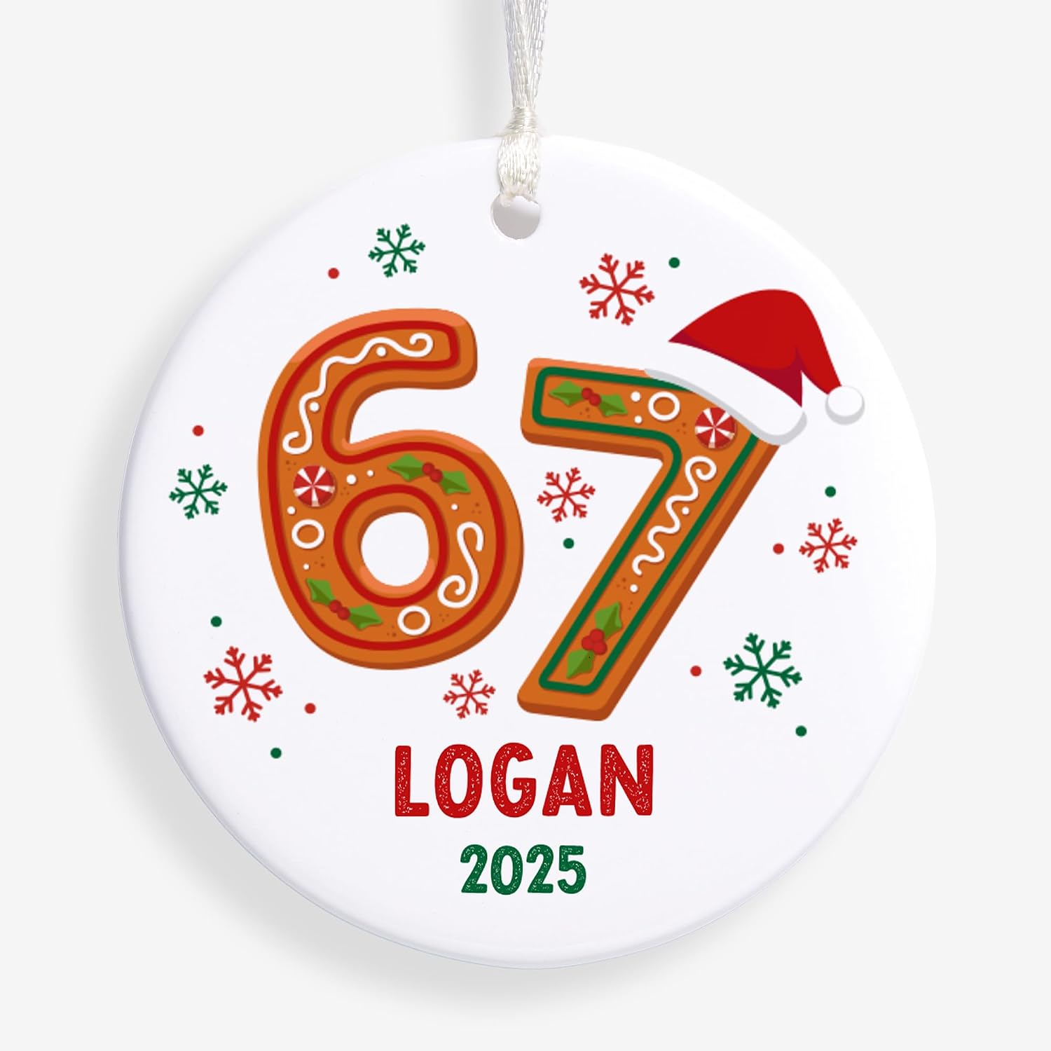 Personalization Universe Personalized 67 Children's Ornament