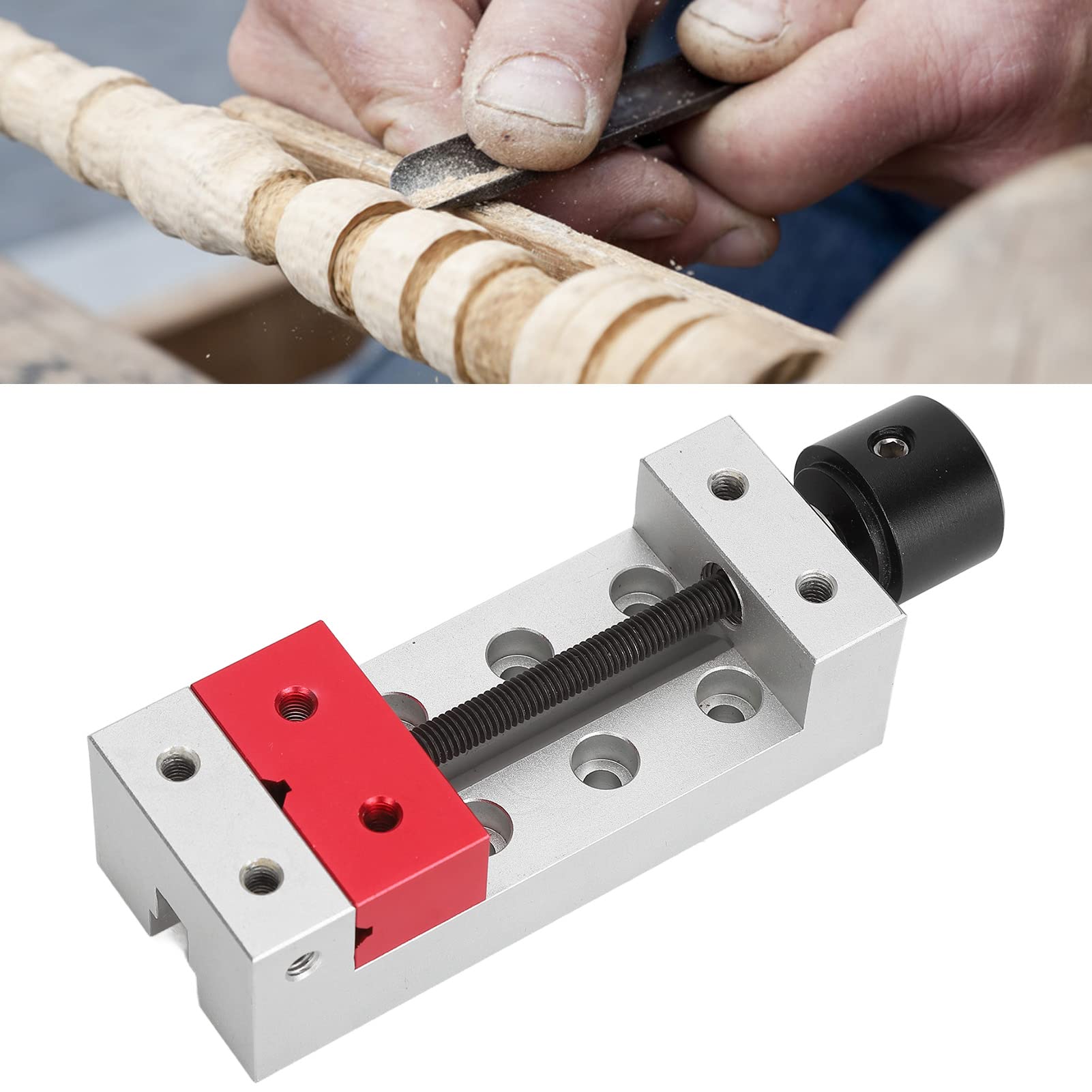 Mini Morsa Da Tavolo Robusta In Alluminio Pressofuso, Apertura 23 Mm Per Hobby E Artigianato