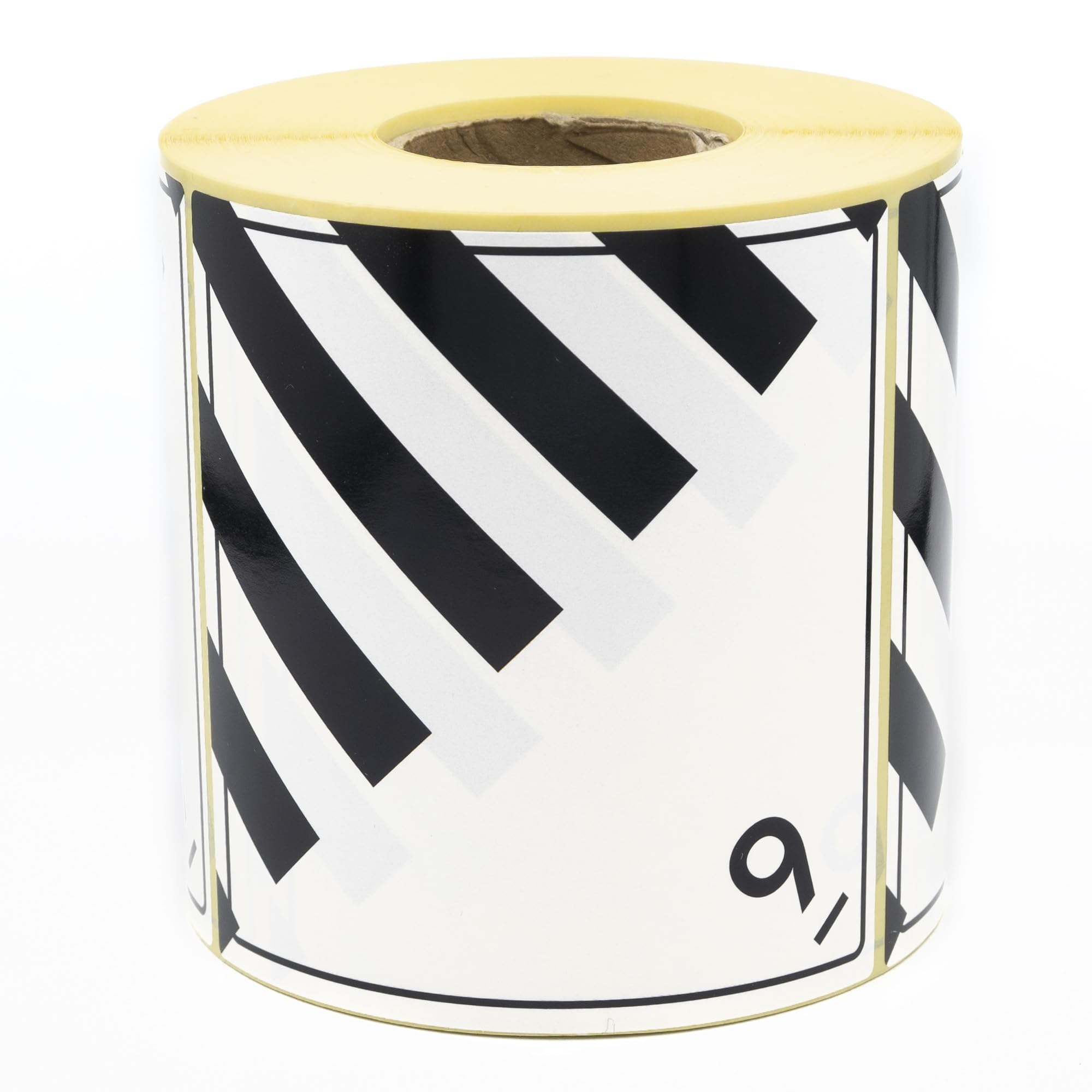 500 etichette pericolose classe 9 – 500 pezzi – 100 × 100 mm – adesivi ADR – bianco/nero