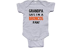 Personalized Denver Broncos NFL Baby Romper