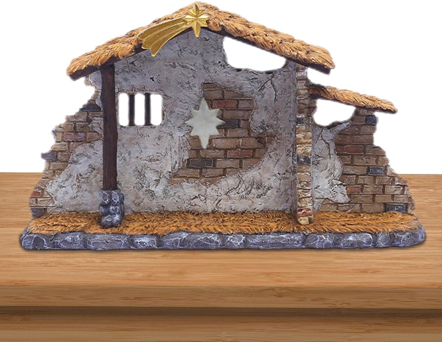Amazon.co.jp: クリスマス降誕馬小屋 - 耐久性のあるイエス誕生