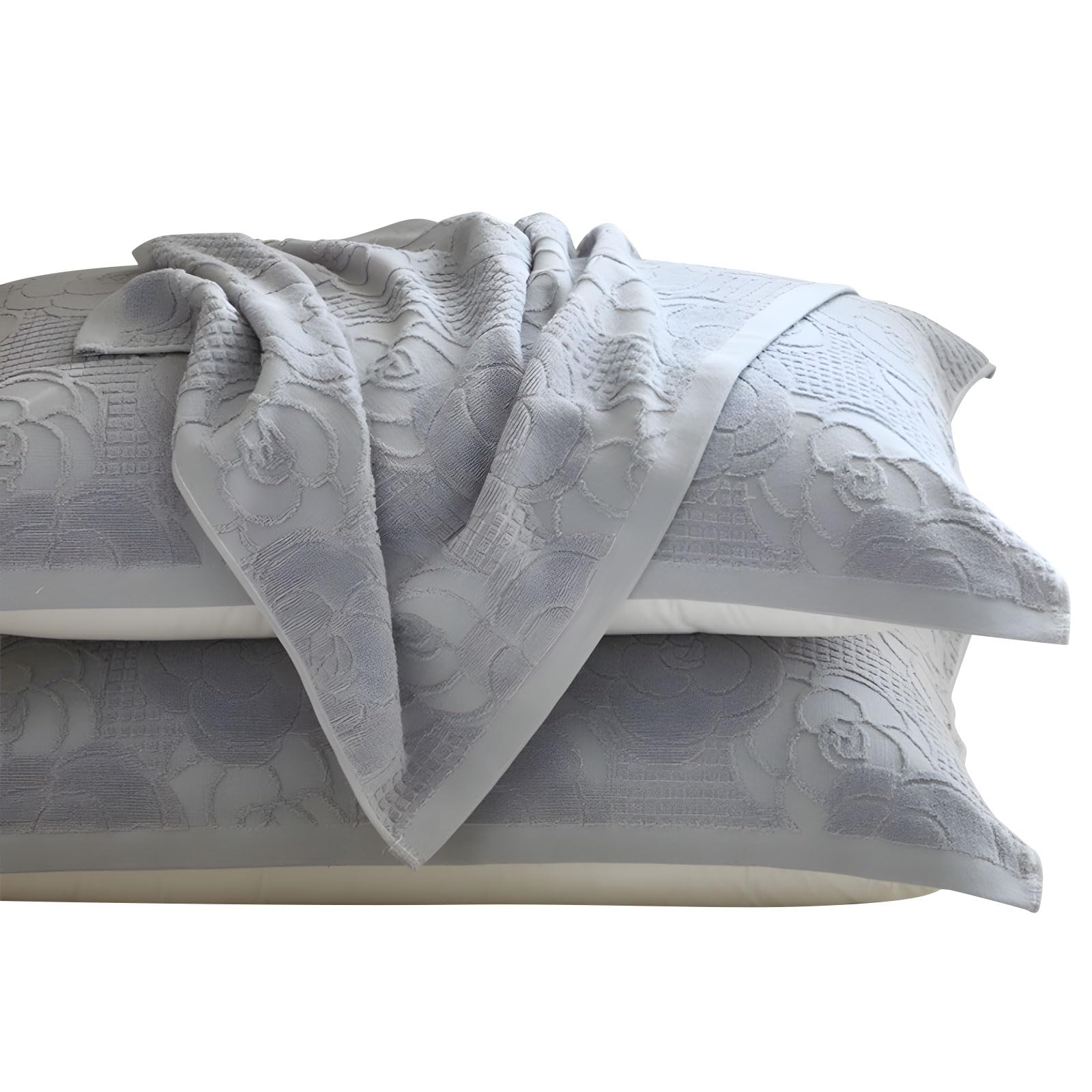 Kaeltsyn Of Cotton Pillow Towels Designed for Heat Retention and Comfortable Including Knitting Texture Pillow Towel