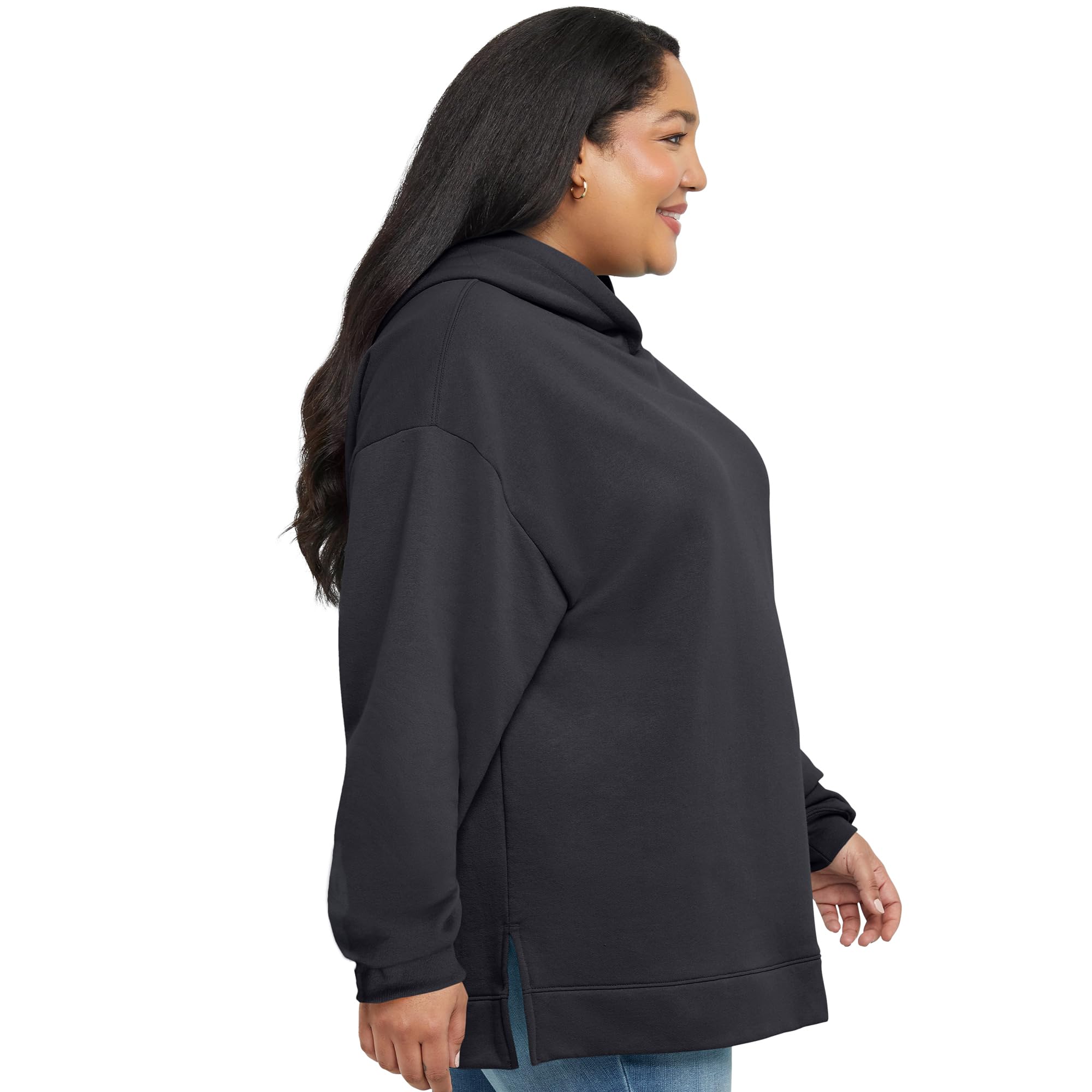 Hanes Ecosmart Fleece Hoodie, Midweight Sweatshirt For Women, Kanga Pocket Sudadera con Capucha Mujer (Pack de 1)