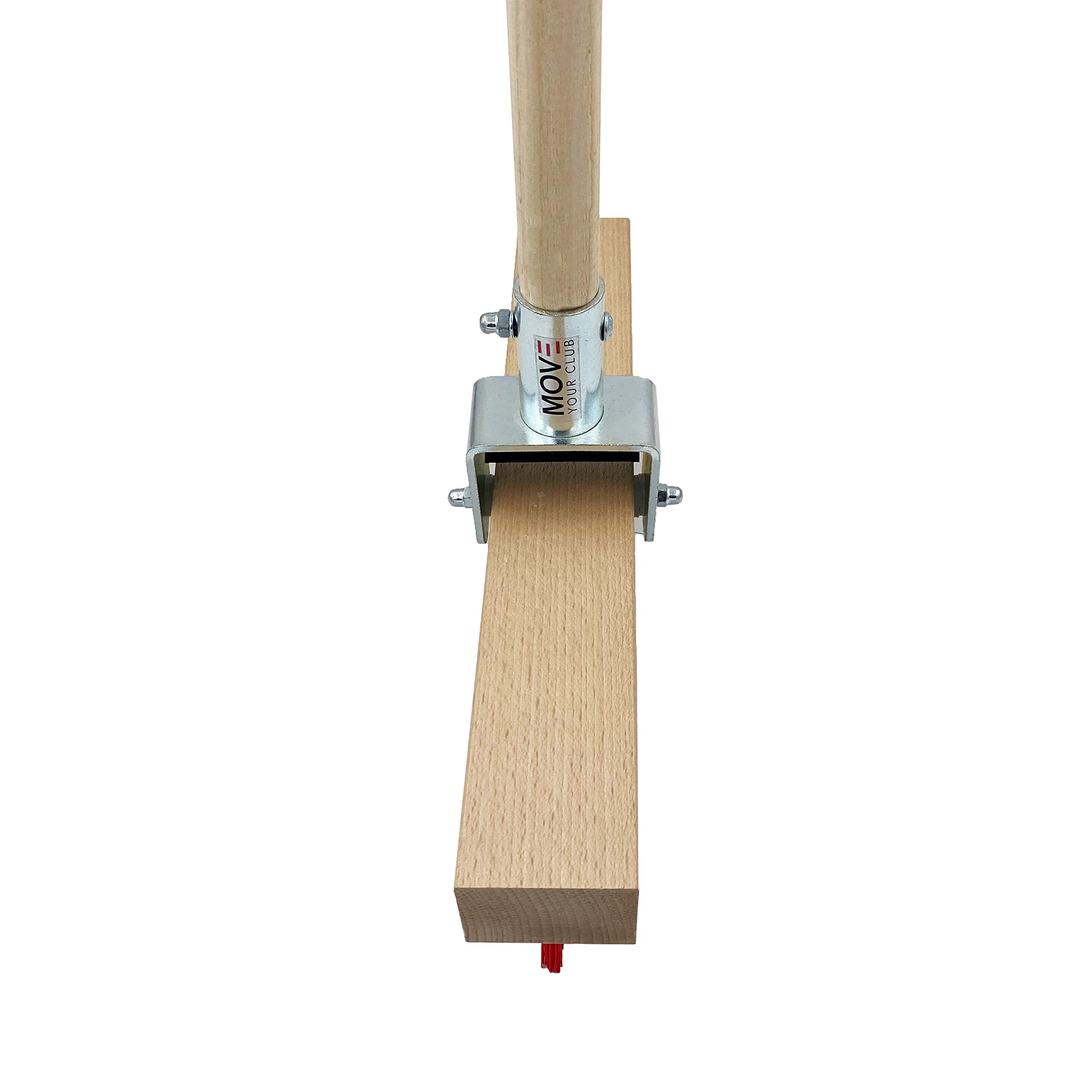 Spazzola da Tennis con Manico in Legno | Cura del Campo da Tennis | Accessori per Campo da Tennis