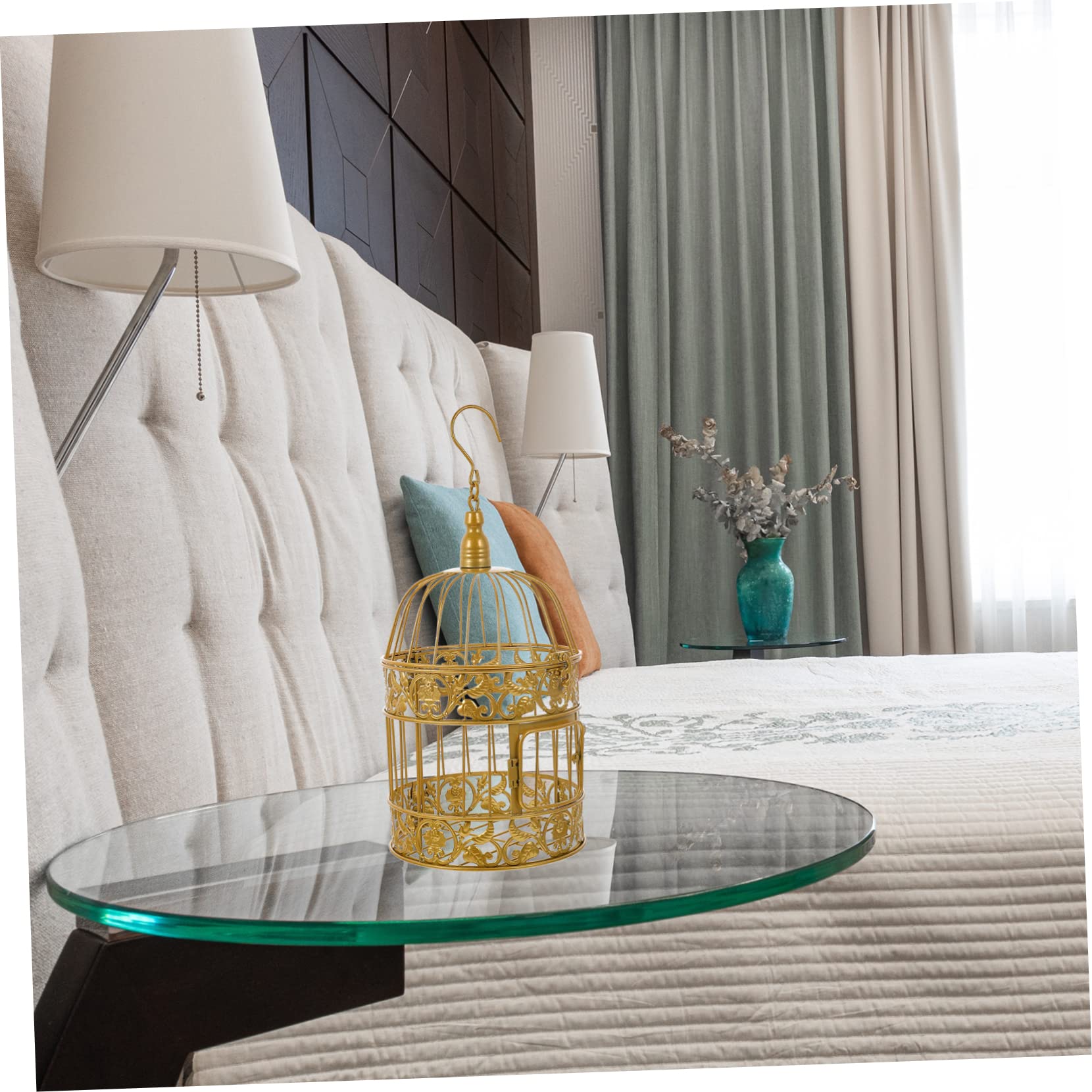 Vaguelly Gabbia Decorazione Da Semplice in Gabbia Per Uccelli Accessorio Fotografico Forniture Per Matrimoni