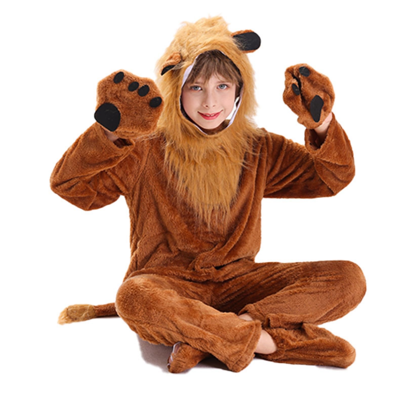 Disfraz de Halloween Cosplay en Escena Ropa de Piel Traje de León Lindo