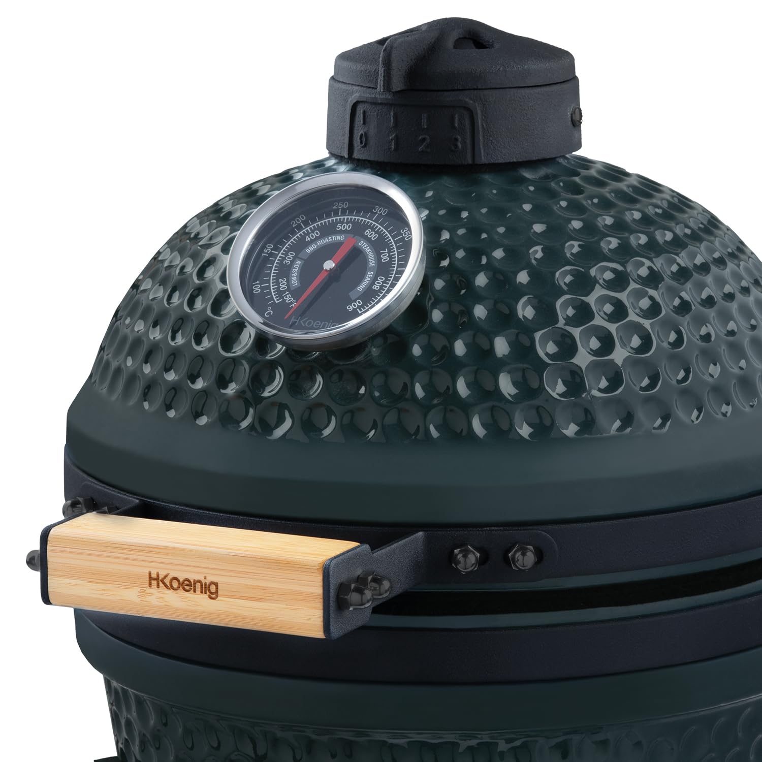 Barbecue Kamado YOKO13 HKoenig, Barbecue Giapponese a carbone - Diametro 32" e Grill 26cm, uso grill e forno
