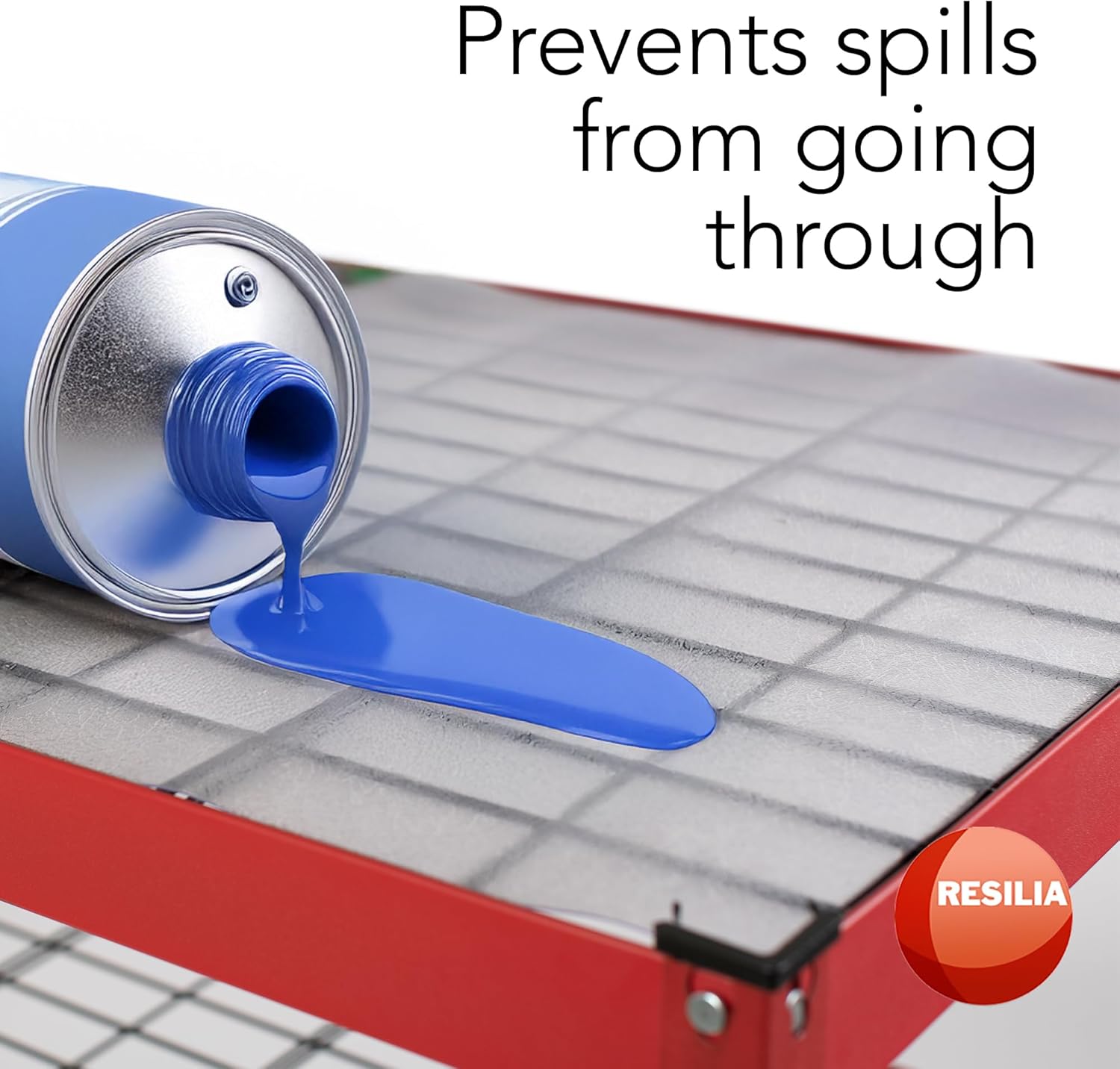 RESILIA Industrial Shelf Liner Set for Wire Shelving – 1 Pack, 24” x 72” Heavy Duty Waterproof Liners, Custom Fit Clear Plastic Vinyl Covers for Kitchen, Bathroom, Pantry, & Garage Rack, Made in USA