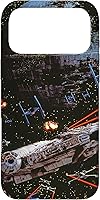Vista 21 de Carcasa negra para iPhone 14 Pro Max Star Wars El Retorno de la Estrella de la Muerte Jedi II