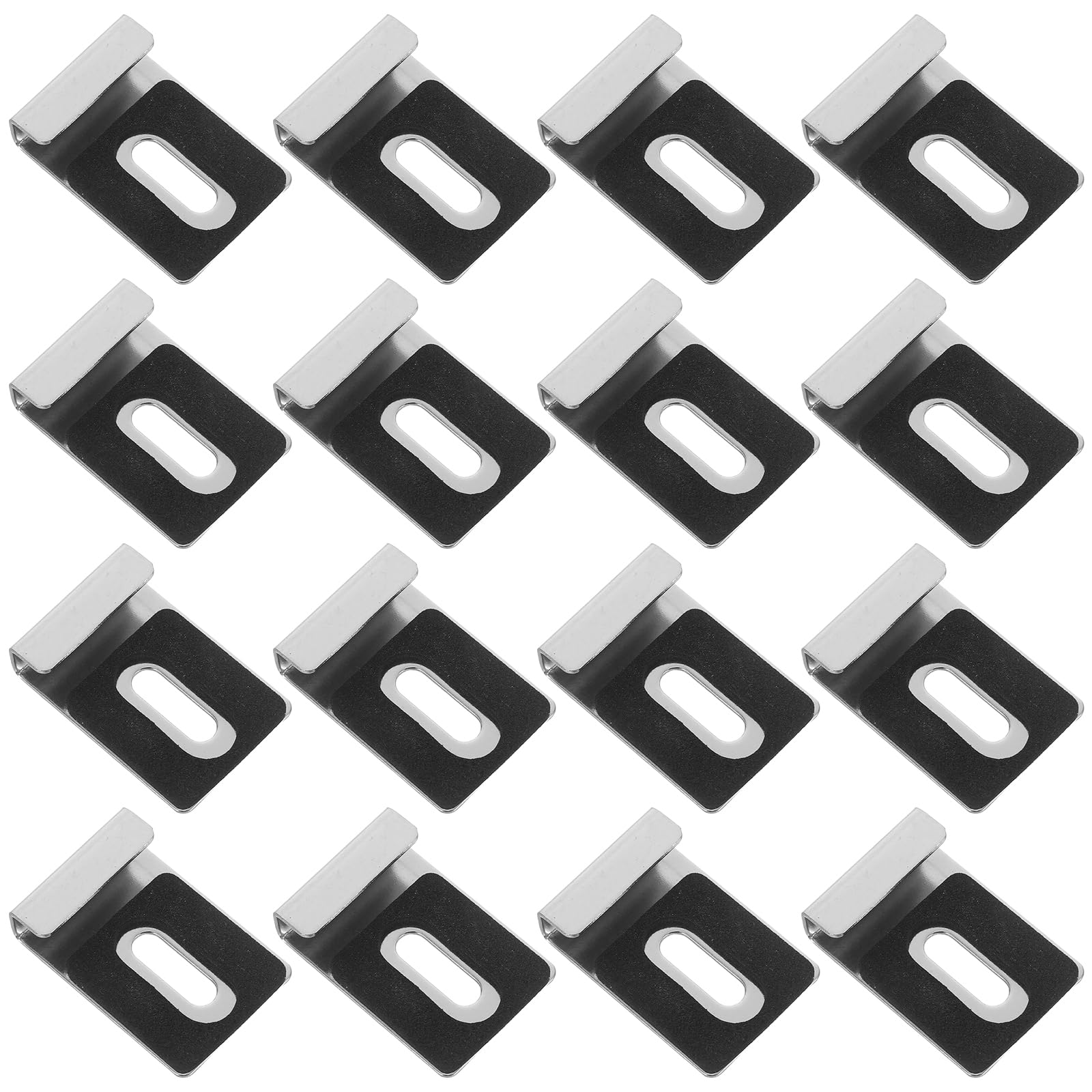 Support de fixation robuste pour miroir de salle de bain Attaches murales en verre élégantes