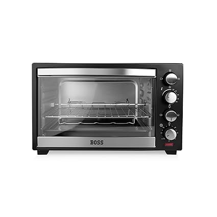 BOSS Delish 19 Liters Oven Toaster Griller, Cake Baking OTG,1380 Watts, 2 years warranty,Black