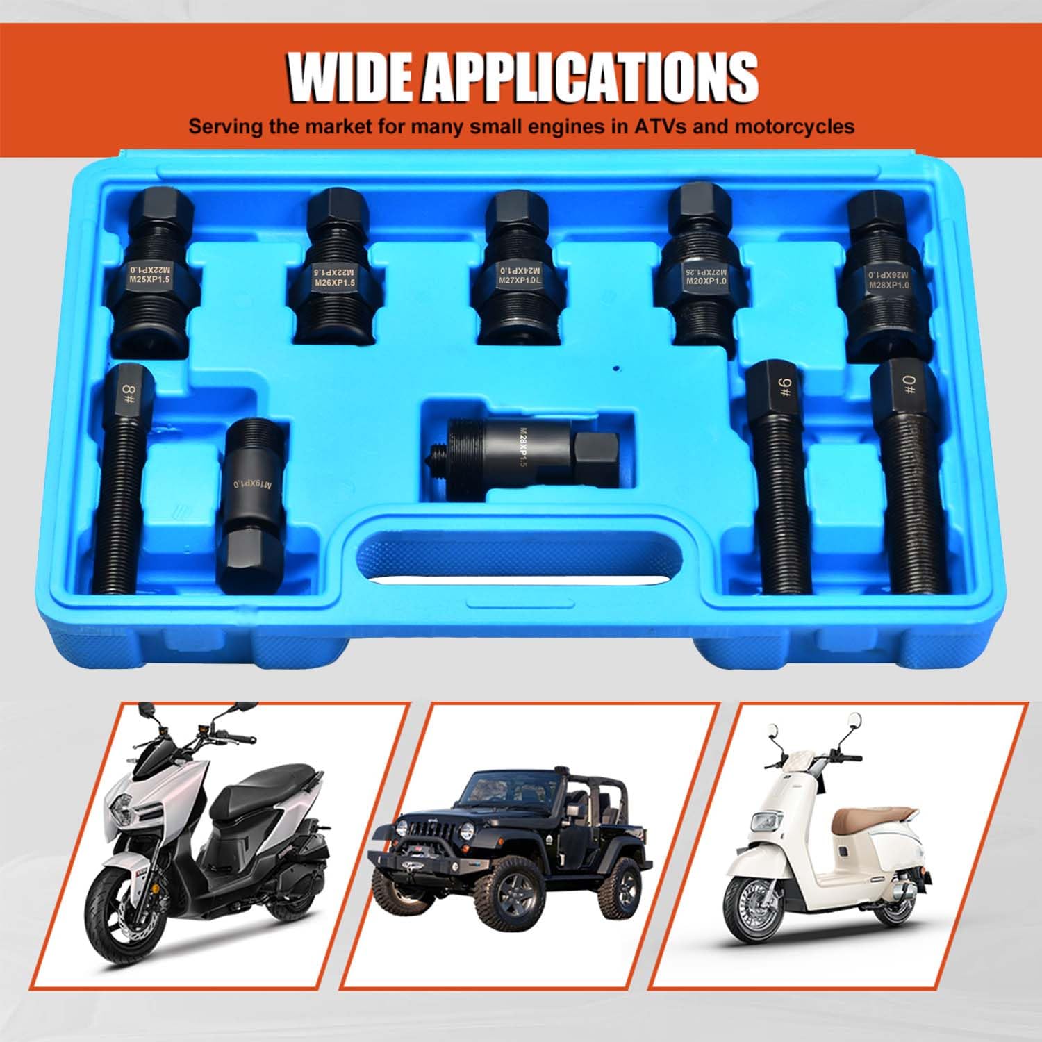Universele Motorfiets Dirt Bike ATV Vliegwieltrekkerset 10 stuks