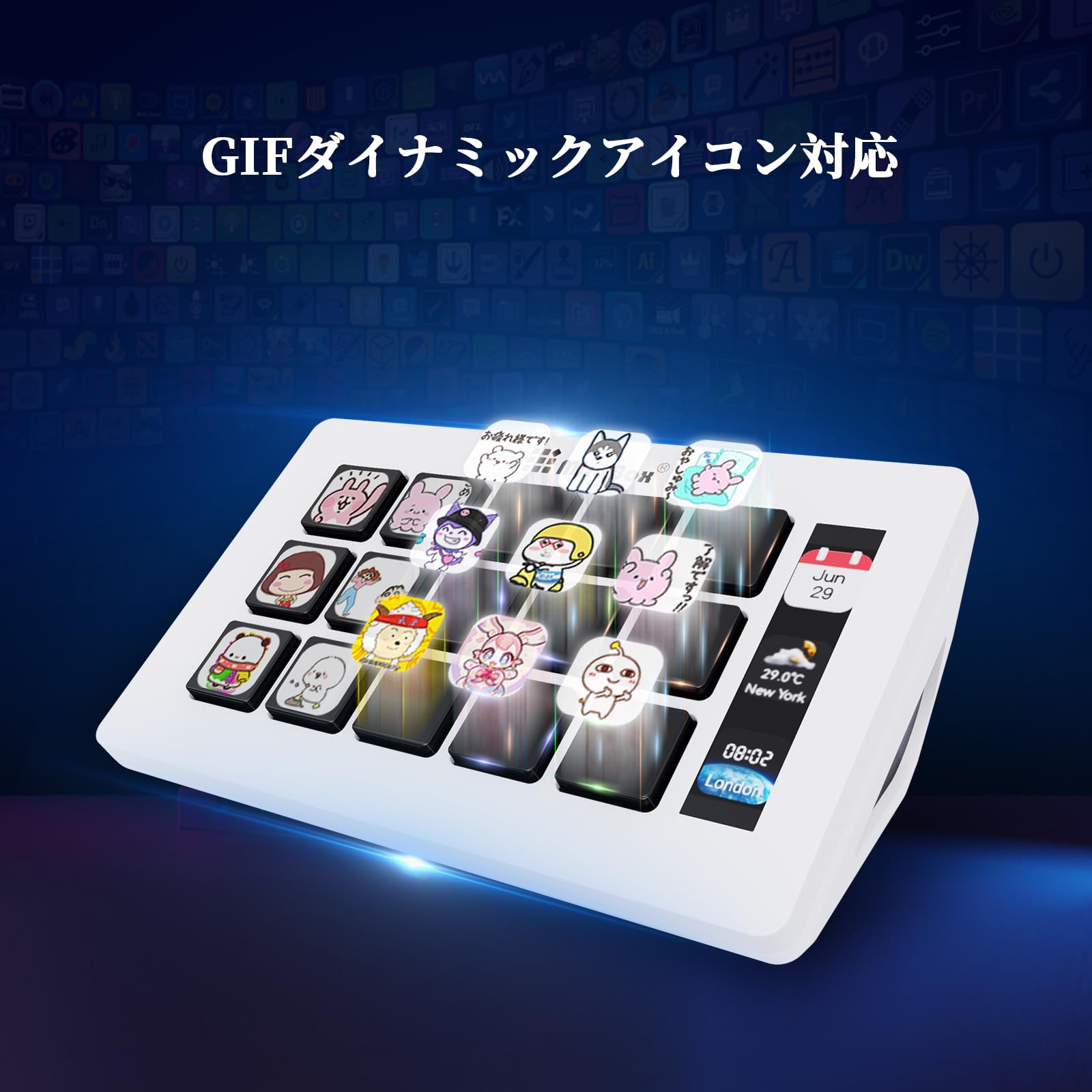 Amazon | Basicolor ストリームコントローラーデック ショートカット