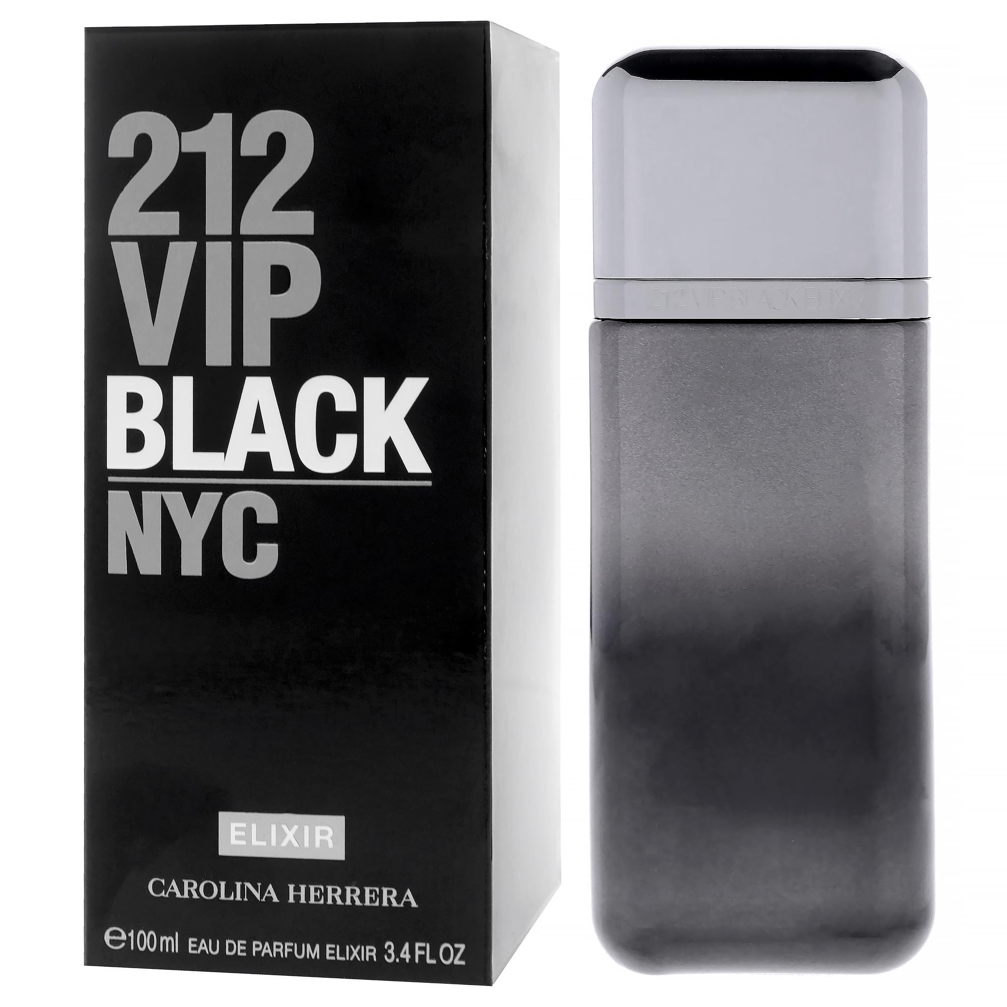 Carolina Herrera 212 Vip Black Elixir Edp Perfume Masculino 100ml