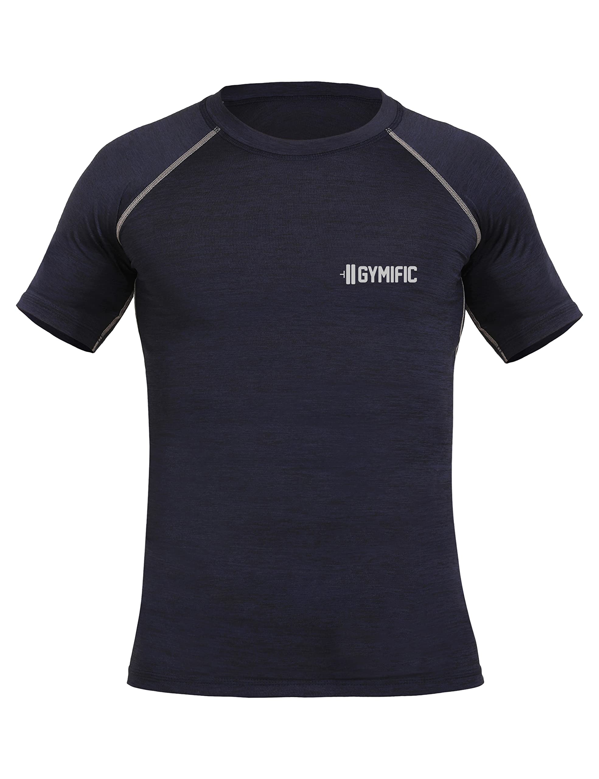GYMIFICCompression Swimming Tshirt Half Sleevs for Men