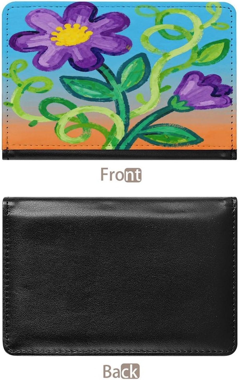 Personalized Graffiti Colourful Passport Holder Waterproof Passport Protector for Travel Essentials Classic Passport Wallet with Slots PU Leather Passport Cover Holder
