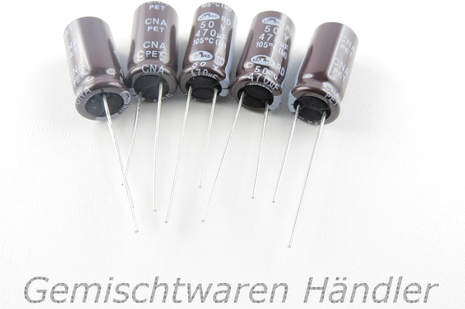 Kaiserberg 0,22 µF 50V Aluminium-Elektrolytkondensator – Radial, 5 Stück, Kompakt & Zuverlässig Für Signalkreise