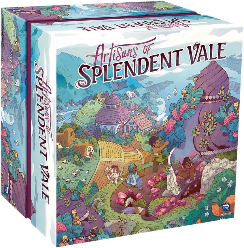 Artisans of Splendent Vale Gioco da tavolo Edizione inglese | Gioco cooperativo di storia e campagna | Libro di sviluppo del personaggio e scenario | Avventura fantasy narrativa