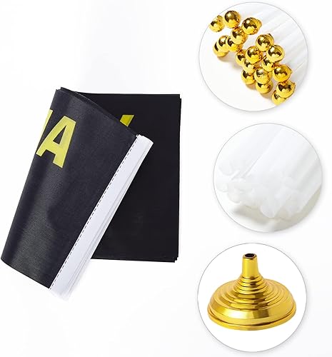 Miniatura 4 de WXTWK Paquete de 12 banderas de escritorio con cresta dorada de Estados Unidos, pequeñas banderas de mesa militares de Estados Unidos con base de