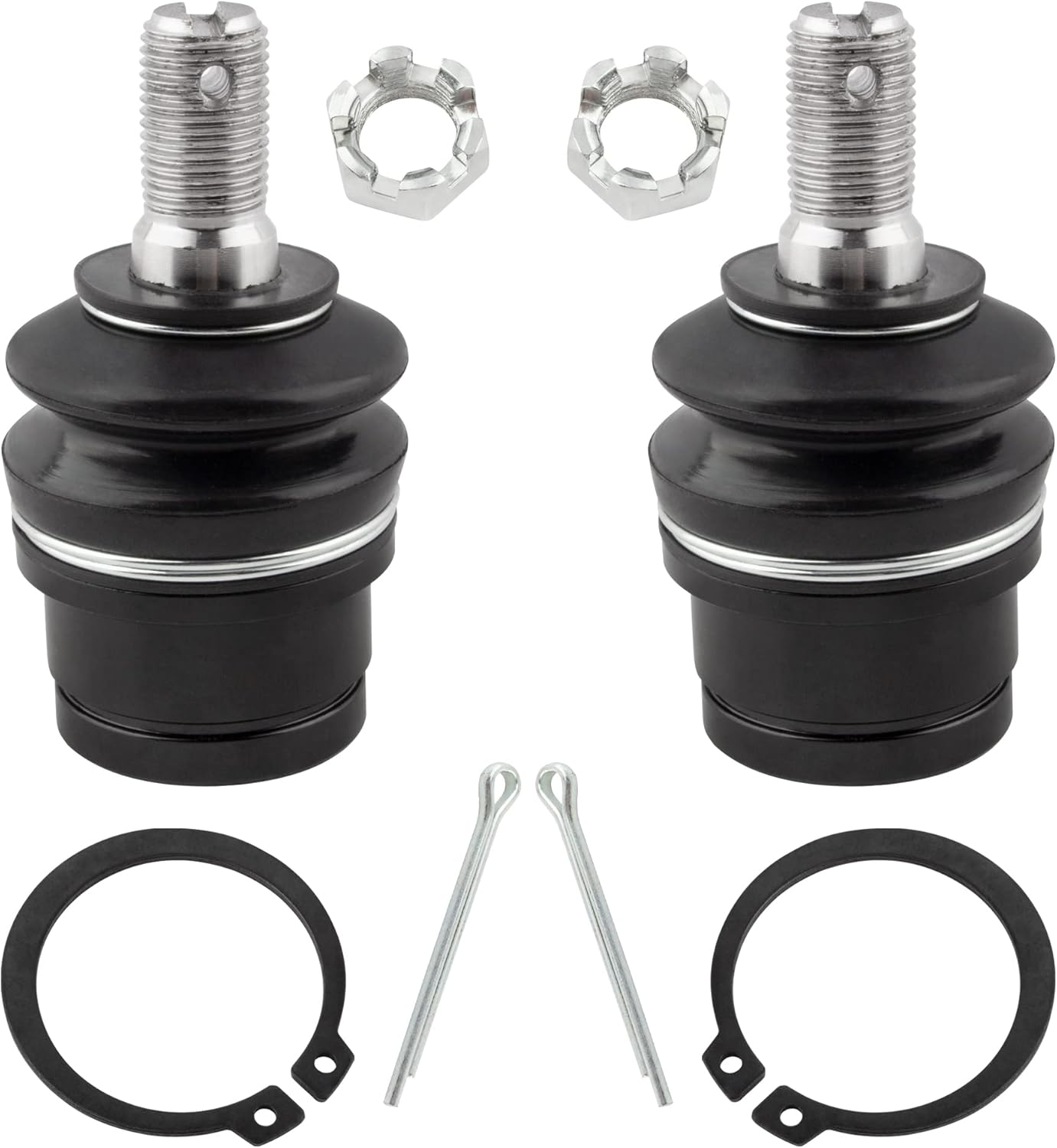 4Pcs Front Suspension Kit Upper & Lower Ball Joints Assembly Fit For Jeep Grand Cherokee 1999 2000 2001 2002 2003 2004, For Jeep Wrangler 2007 2008 2009 2010-2017 Wrangler JK 2018 K3134 K3185