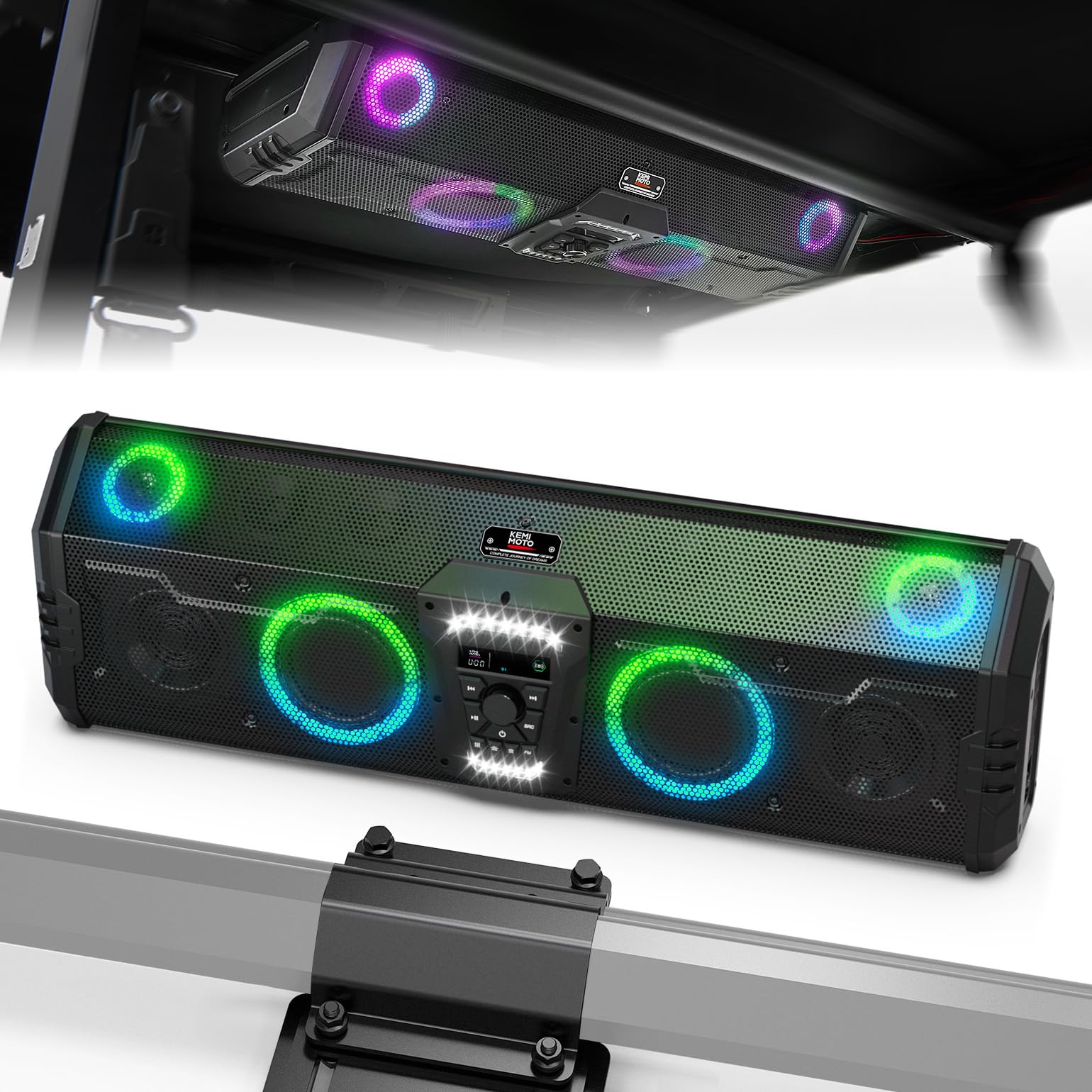 Amazon.com: KEMIMOTO Midnight 90 UTV Sound System, All-in-One