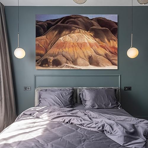 Miniatura 8 de Georgia O'Keeffe - Póster de Colinas Grises, pintura decorativa, lienzo, arte de pared, para sala de estar, dormitorio, 24 x 36 pulgadas (23.6 x