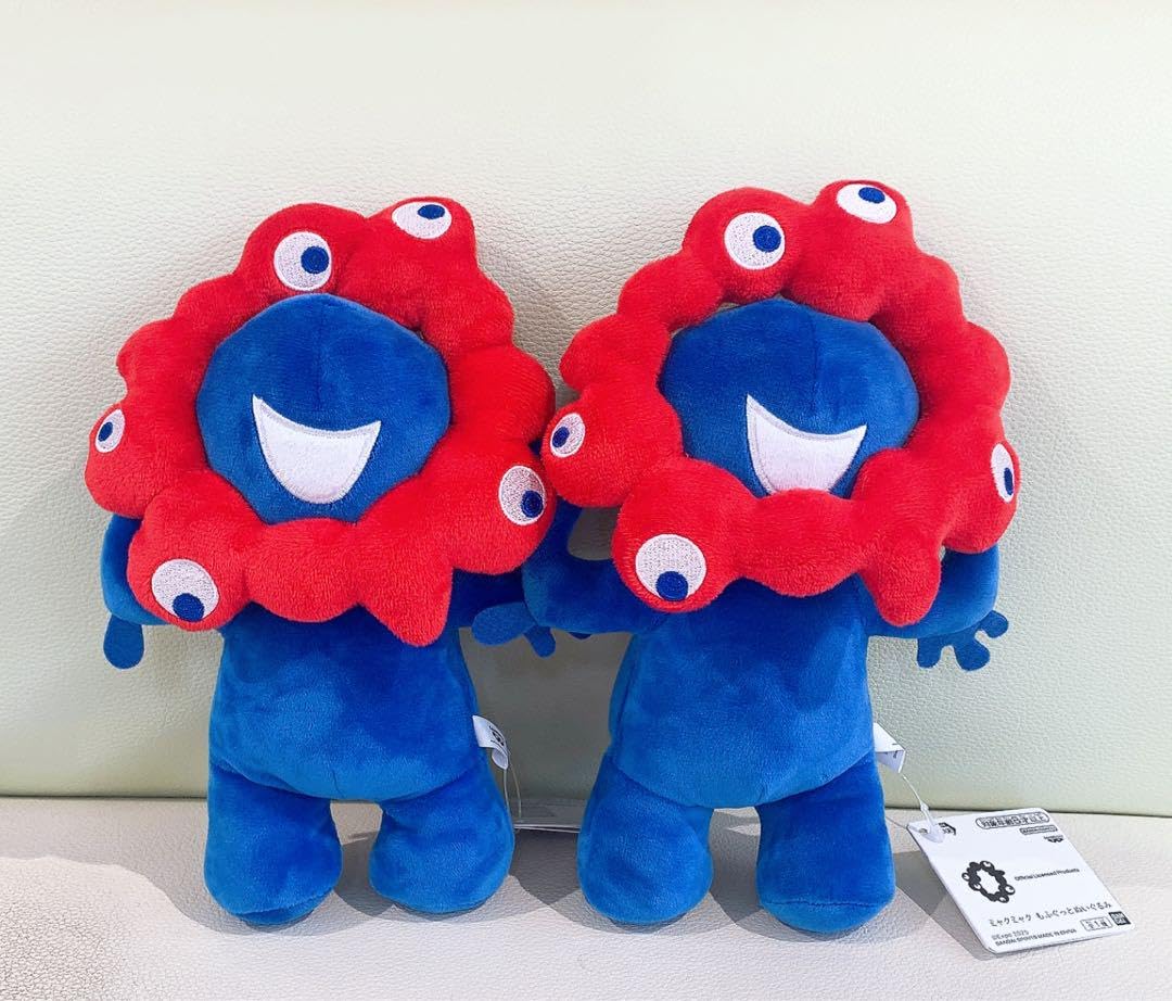 ミャクミャク もふぐっとぬいぐるみ　2点セット Amazon.co.jp: ミャクミャク もふぐっとぬいぐるみ 2点セット