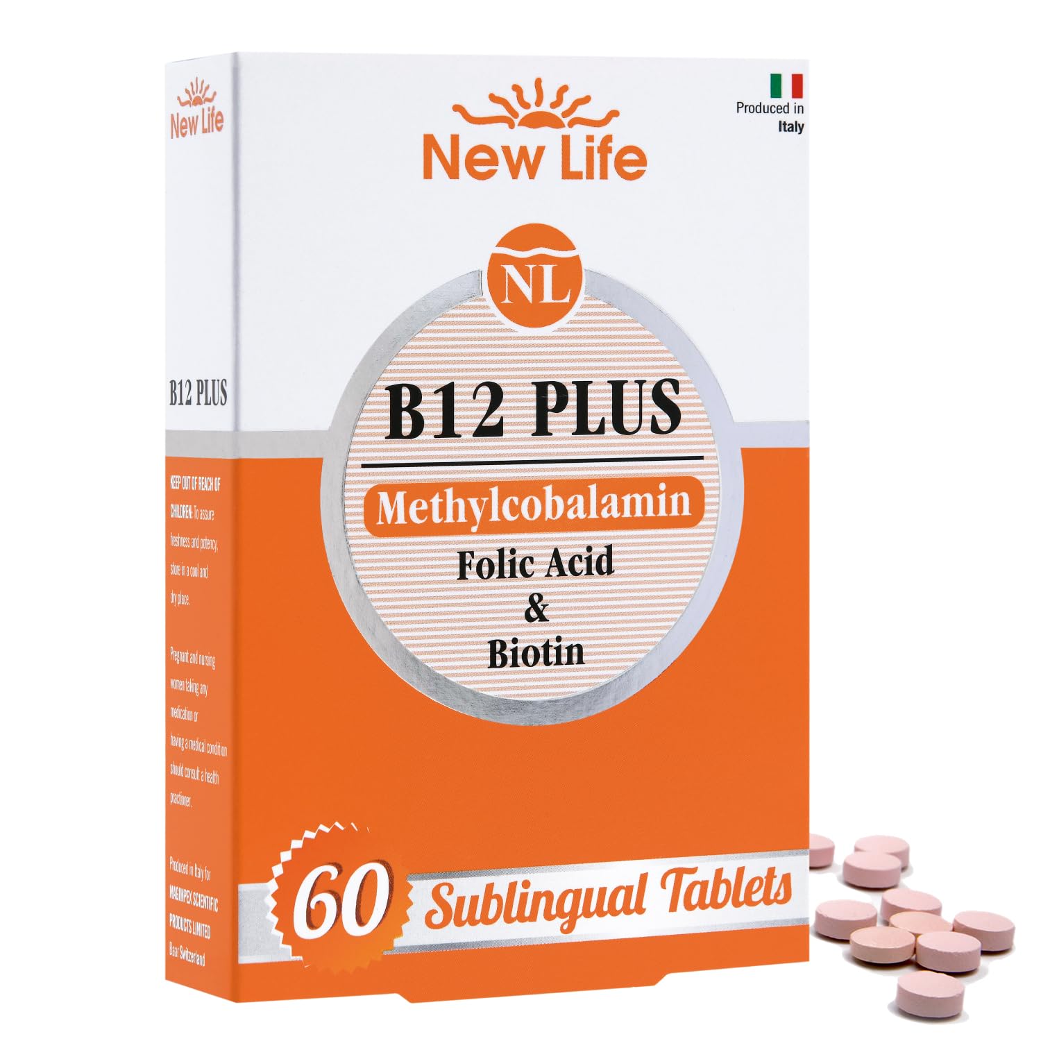 NewLife B12 PLUS Methylcobalamin Folik Asit Biotin
