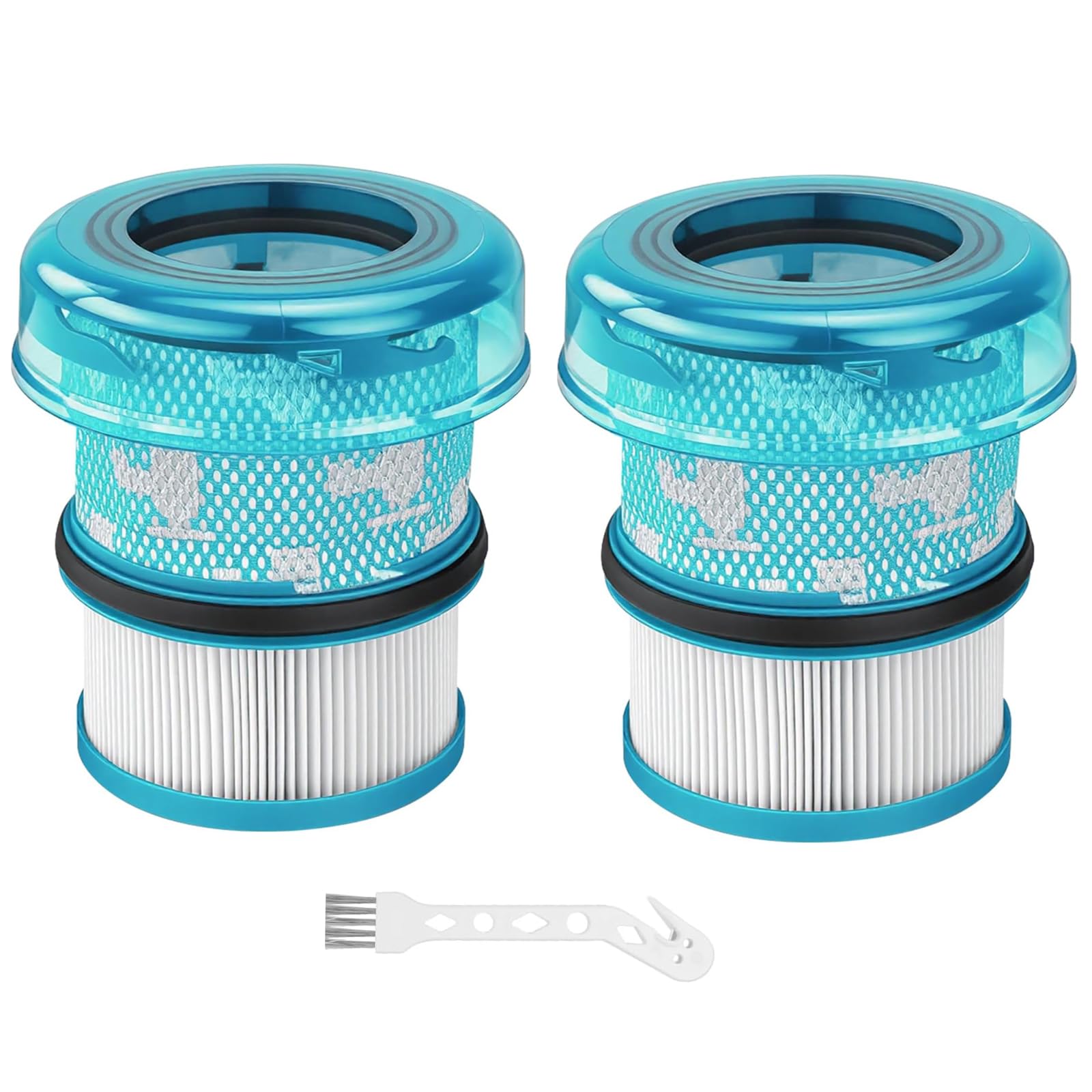 2 Pack Replacement V16 Filters for Dyson V16 Piston Animal / V16 Piston Animal Submarine DS60 Vacuums,Green