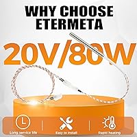 Vista 6 de Kit de encendido de varilla caliente de repuesto para parrillas de pellets Trae-ger KIT0255 D2, reemplazo Pro 575/780, Ironwood 650/885