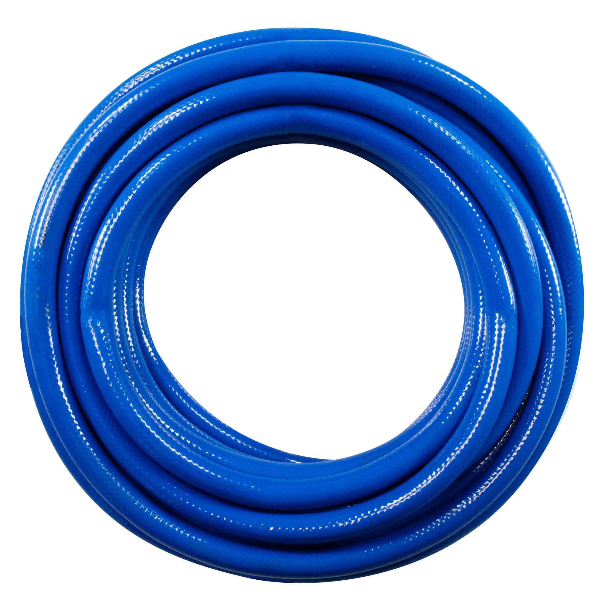 SeKi Tubo per aria compressa da 100 metri, 6 mm, 1/4", in PVC, per compressore d'aria, flessibile, resistente all'abrasione e rinforzato in tessuto fino a 20 bar