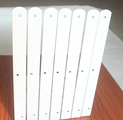 Vista 79 de Paquete de 4 soportes de estante resistentes de 8 pulgadas de largo x 6 pulgadas de alto con tornillos, soportes de estante de metal, soportes