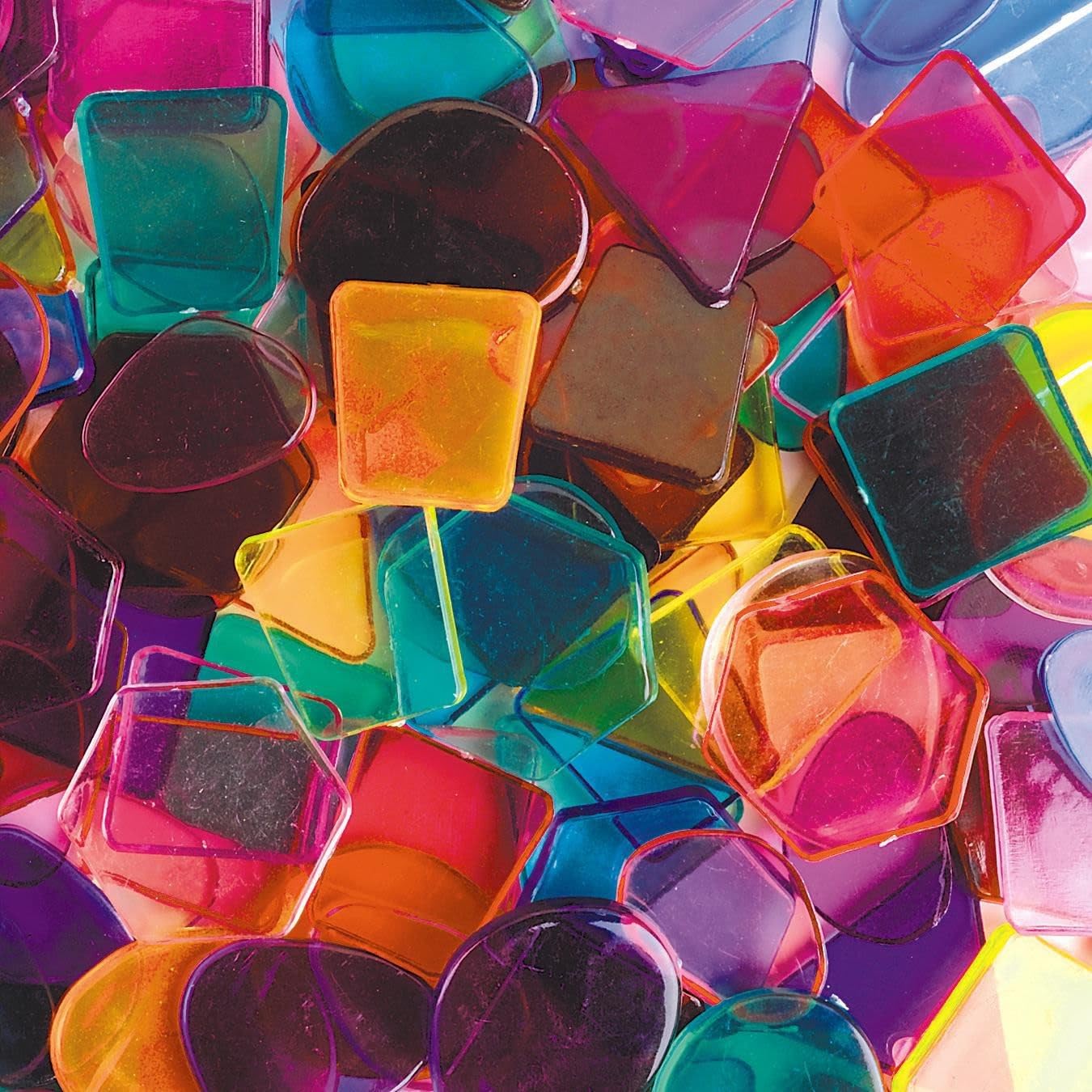 Color Splash!(r) Large Plastic Mosaic Tile Assortment