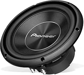 Pioneer Subwoofer de bobina de voz TS-A250D4 25,4 cm Dual 4 ohms, preto