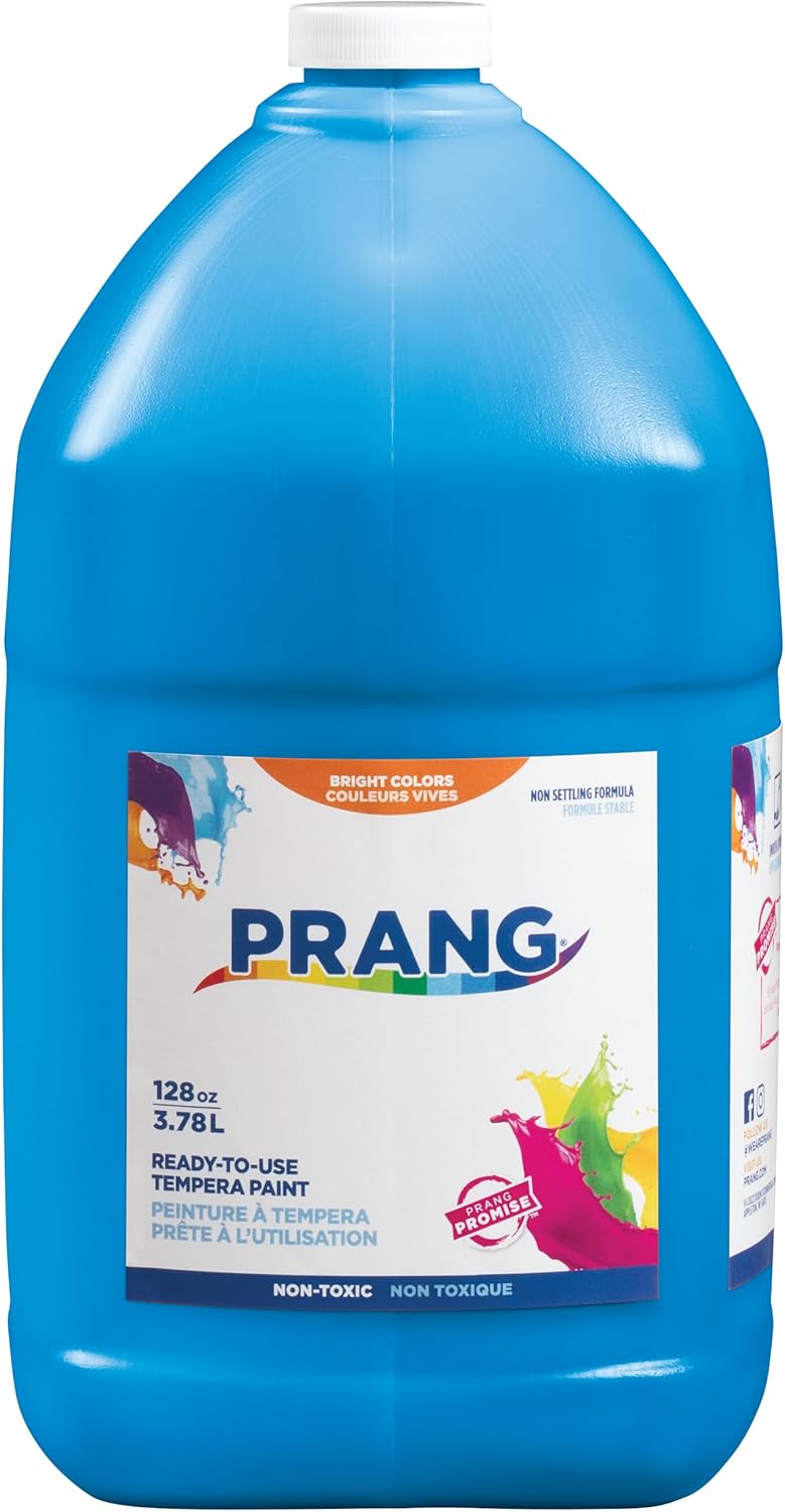 Prang Ready-to-Use Tempera Paint, Orange, 1 Gal., 1 Count