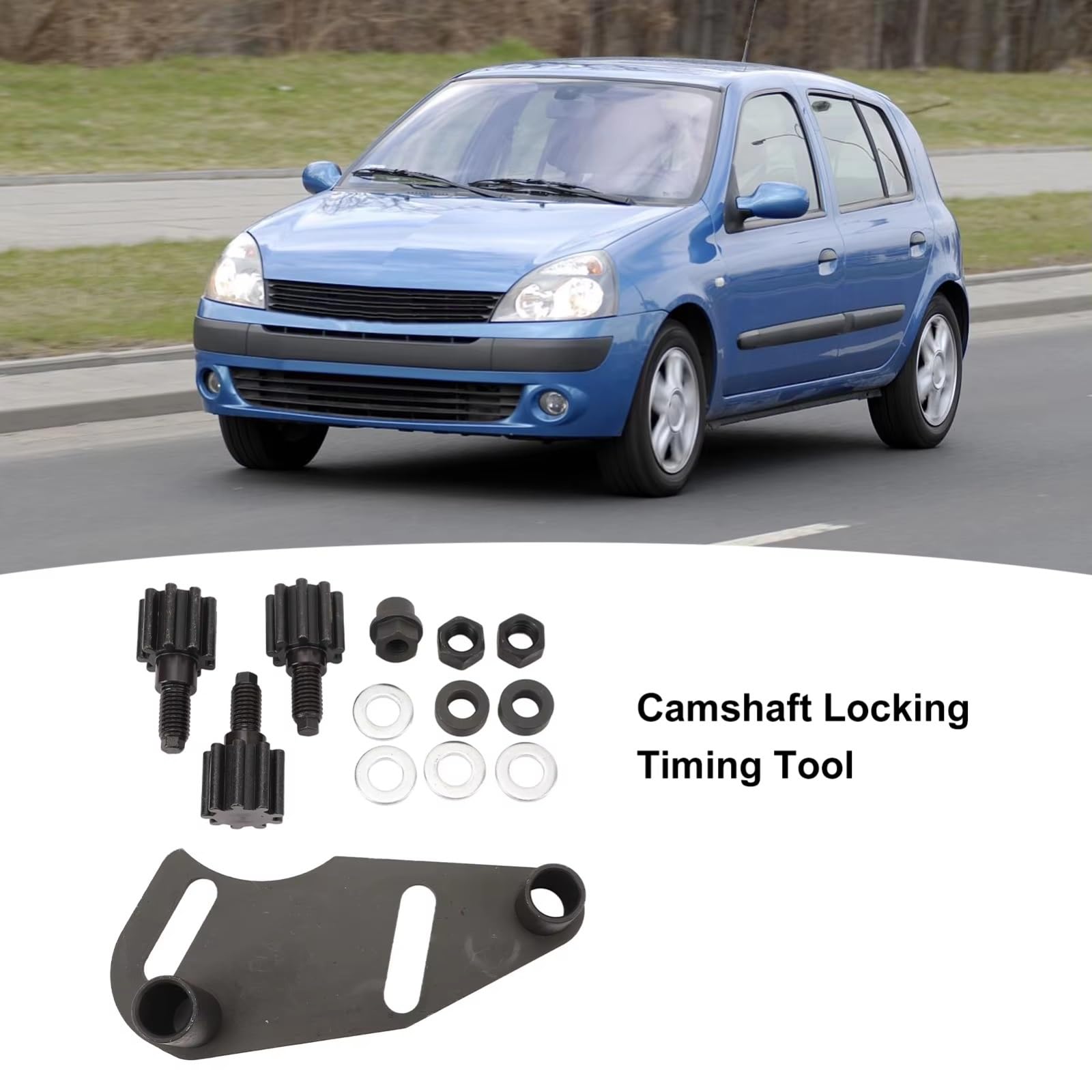 Kit De Herramientas De Ajuste Compatible con Trafic II 2001-2011 para Megane II 2002-2010 para Clio II 1999-2004 1.8 2.0 16V Kit De Herramientas De Bloqueo Sincronización Árbol Levas Motor