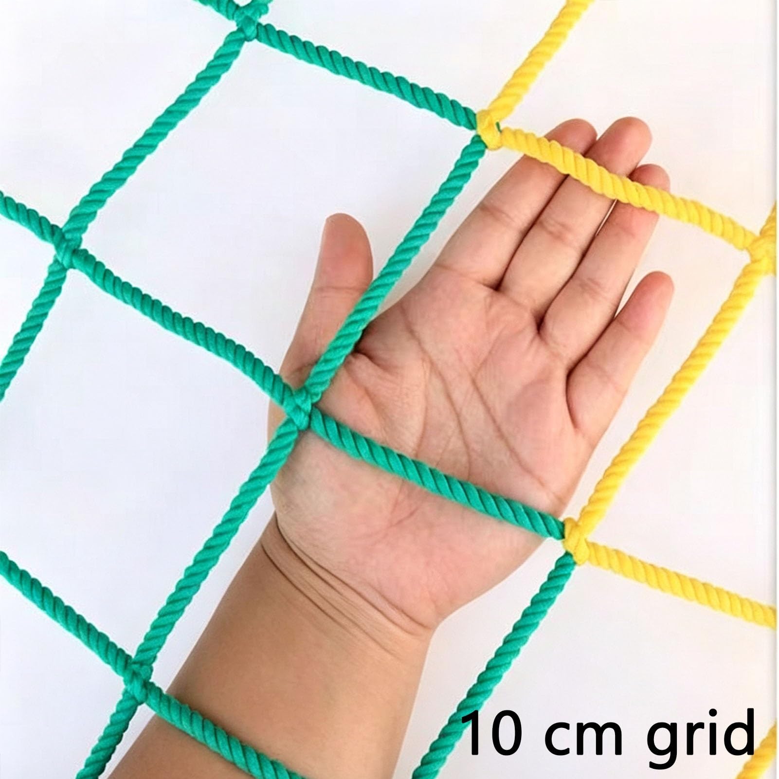 Rete per Recinzione Flessibile Pieghevole per Riporlo Facilmente Rete Gatti | Rete di Sicurezza Decorazioni da Giardino, Ringhiere per Balconi, Parapetti per Soppalchi(8 mm thick,2.5x5m/8.2x16.4ft)