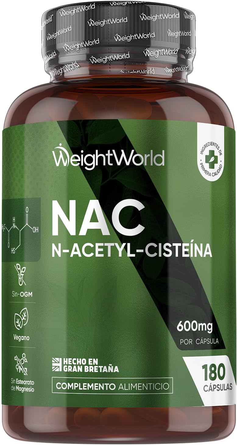 NAC N-Acetilcisteína 600mg - 180 Cápsulas