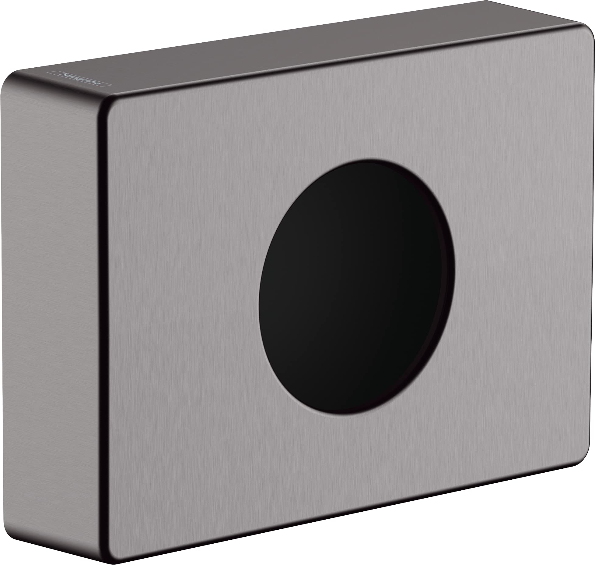 hansgrohe AddStoris Dispensador de bolsas higiénicas, cromo negro cepillado, 41773340
