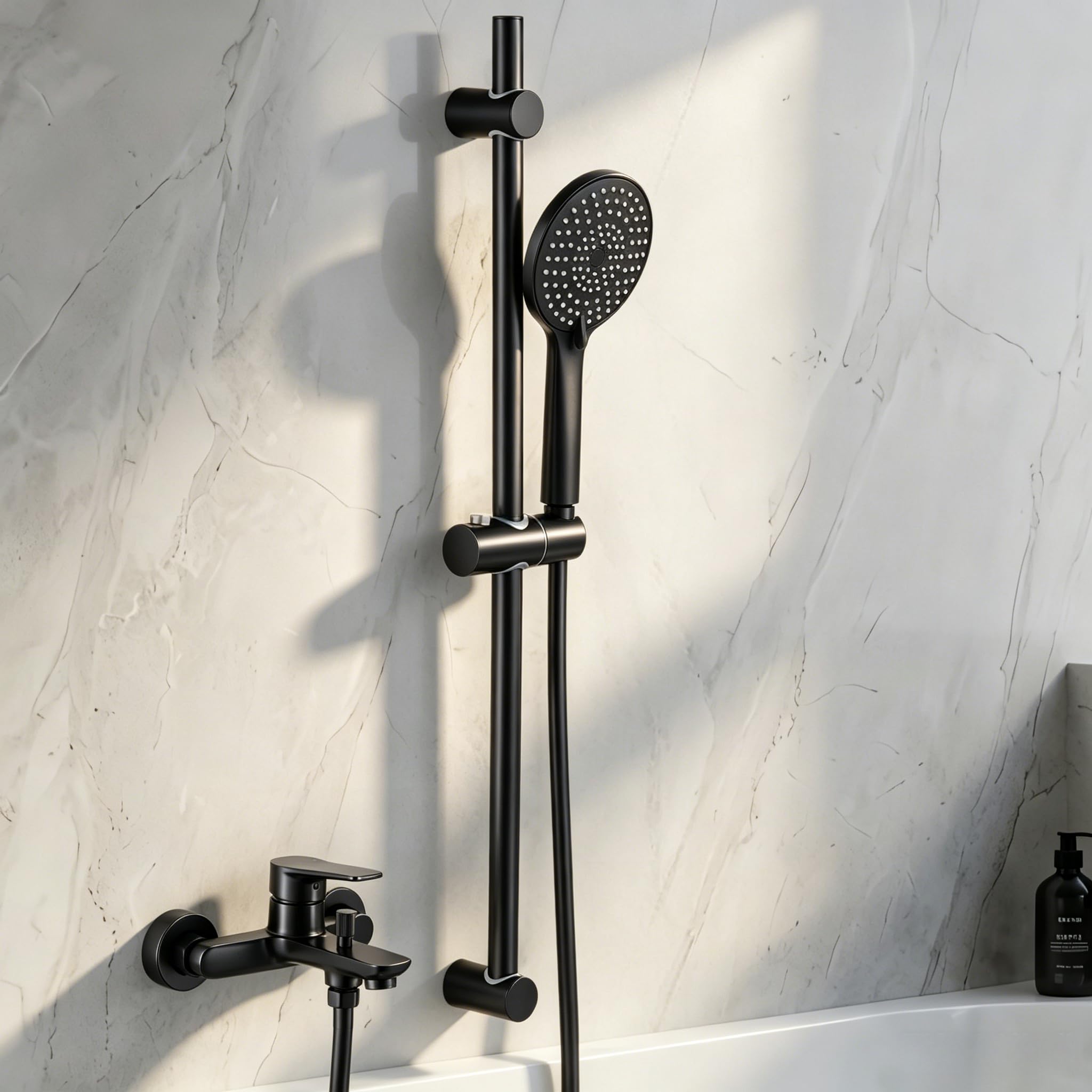 Auralum Wannenarmatur Badewannenarmatur mit Handbrause