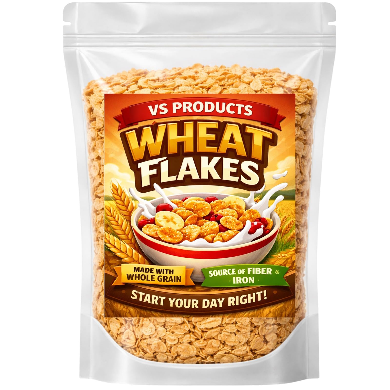 VS Products Original Wheat flakes 250g | Godhumai Aval, Godhumai Avalu | Gehu Poha, Gehu Chiwda-image-26