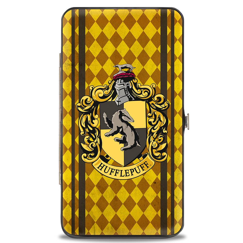 Buckle-Down Women's Black & Yellow Hinge Wallet, One Size